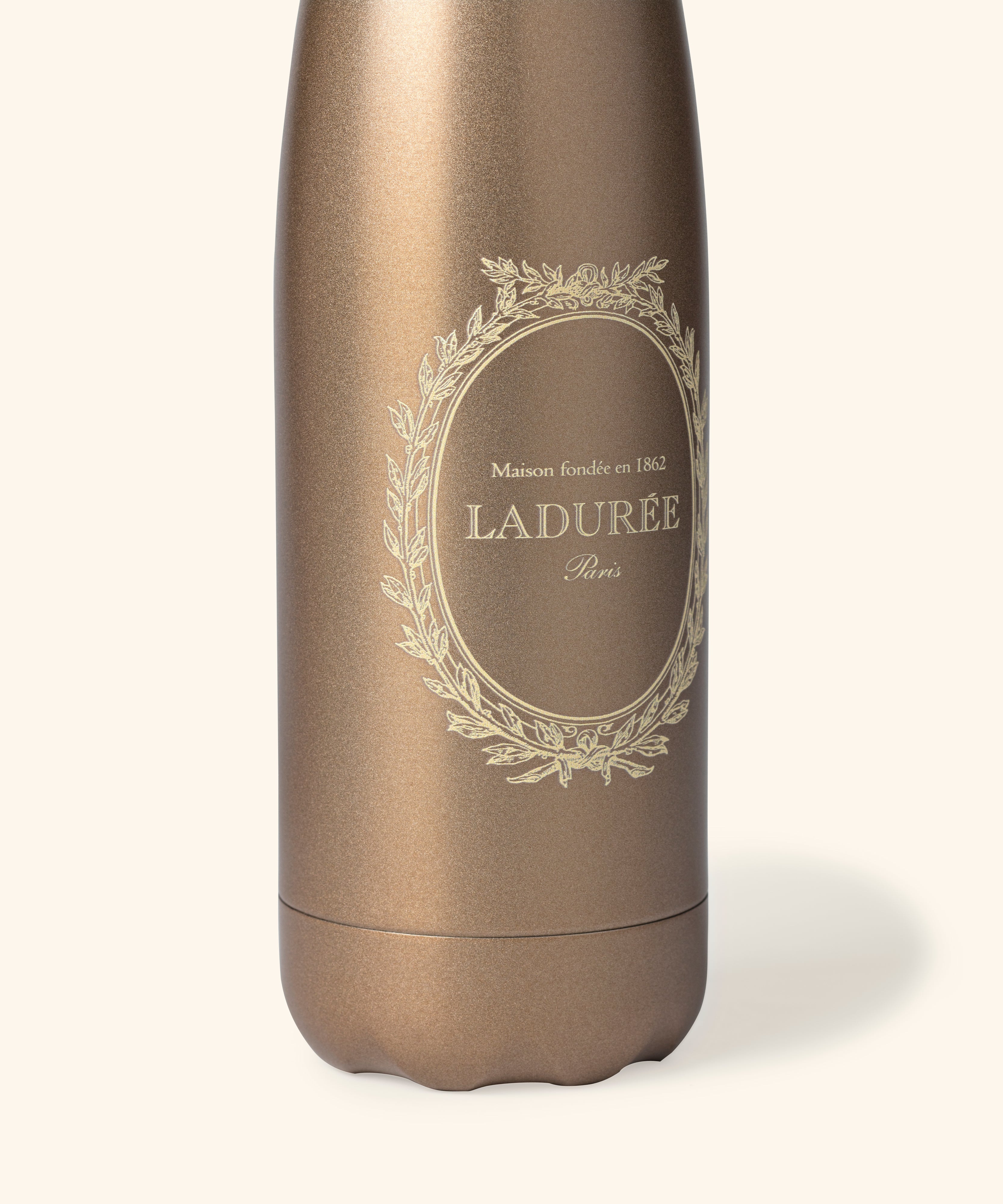 LADURÉE Paris WATER BOTTLE Ladurée gold water bottle | La Maison Ladurée
