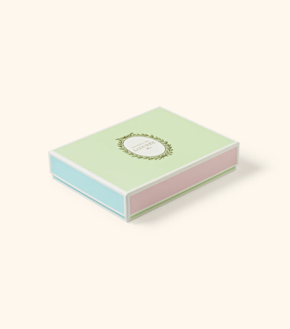 "Aquarelle" 24 macarons gift box