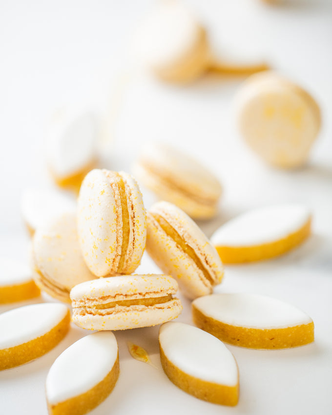 Macaron de Noël Amande Agrumes Ladurée