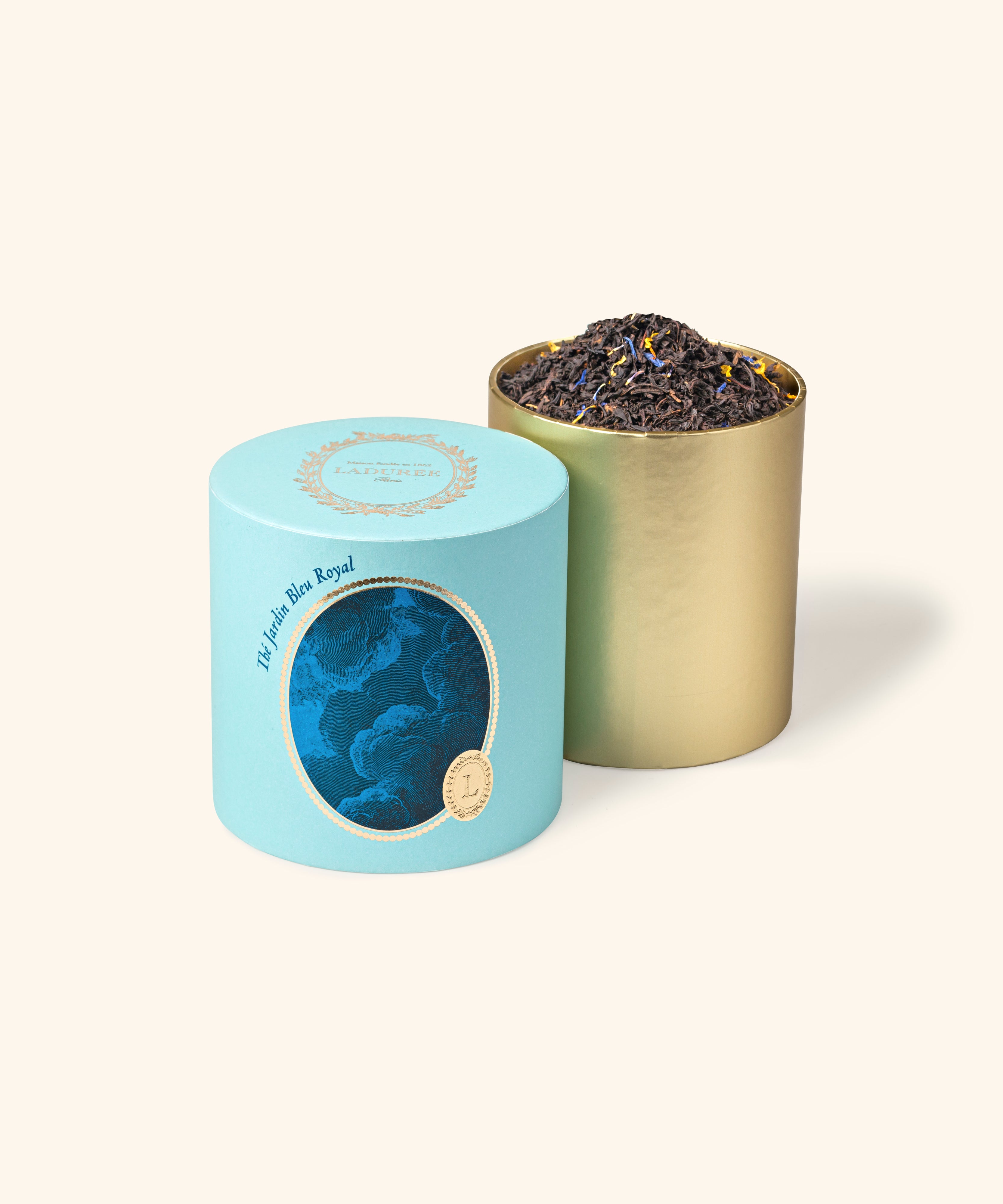 Box of Bleu Royal tea | Maison Ladurée