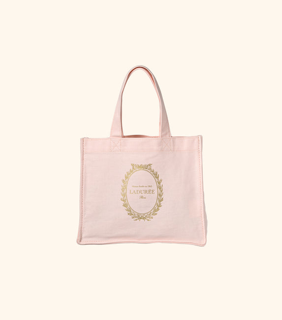 Mini pink tote bag Ladurée