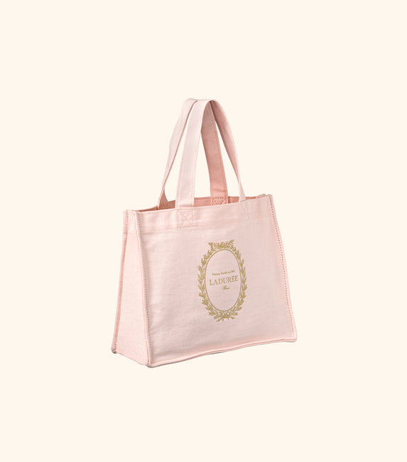 Mini pink tote bag Ladurée