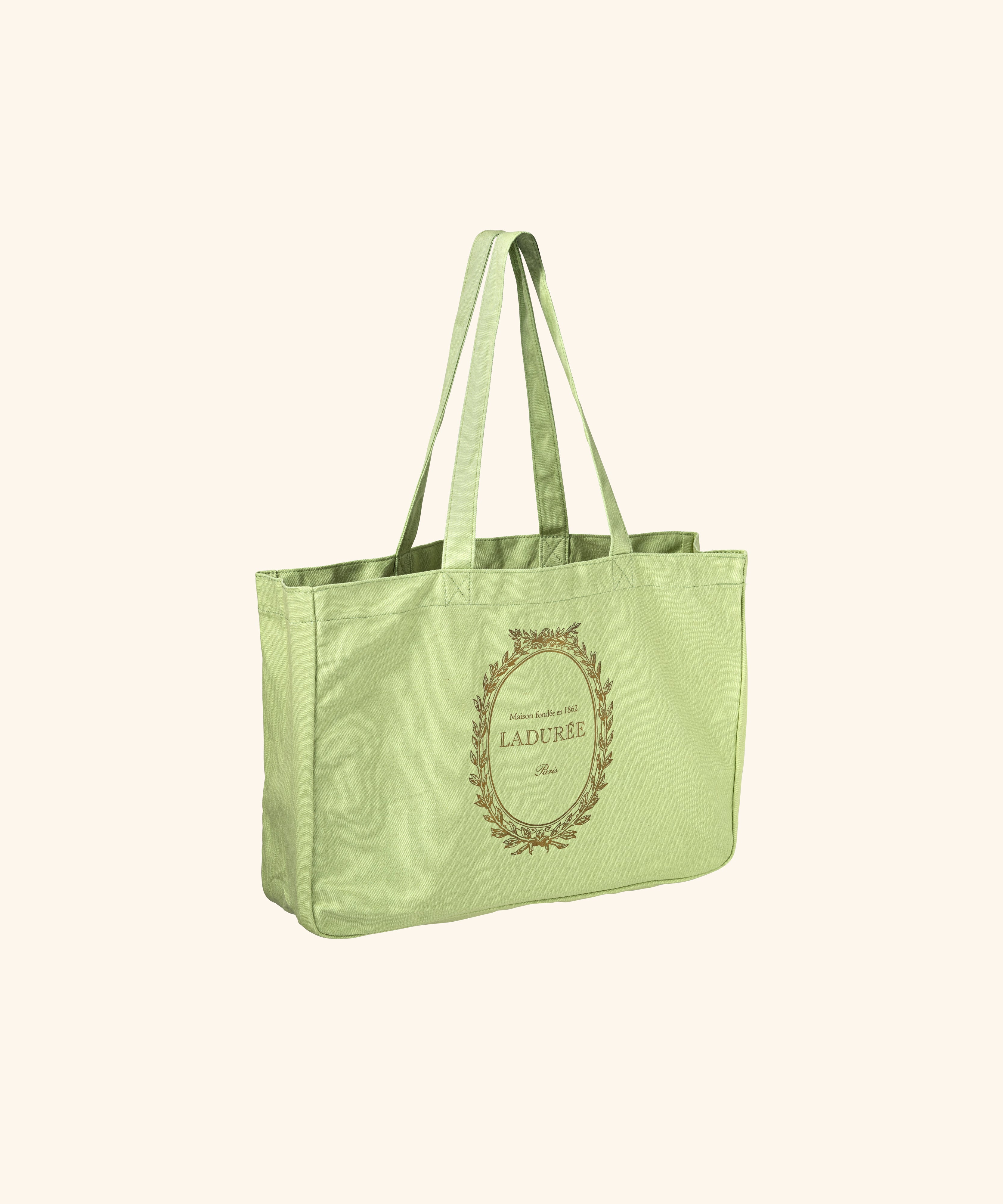 Green Ladurée tote bag | La Maison Ladurée