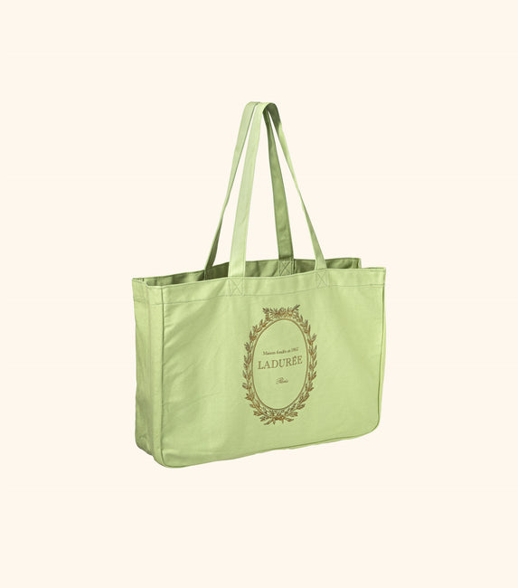 Green Ladurée tote bag