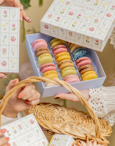 Coffret de macarons de Pâques