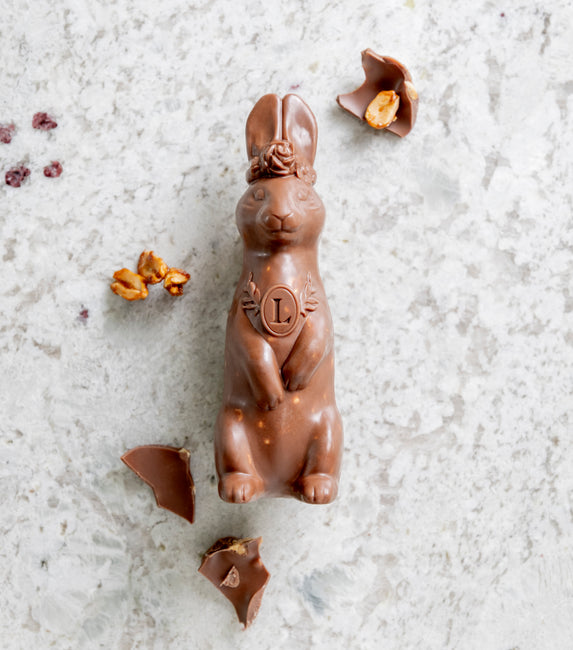 « LALA » the bunny - Milk chocolate & peanuts