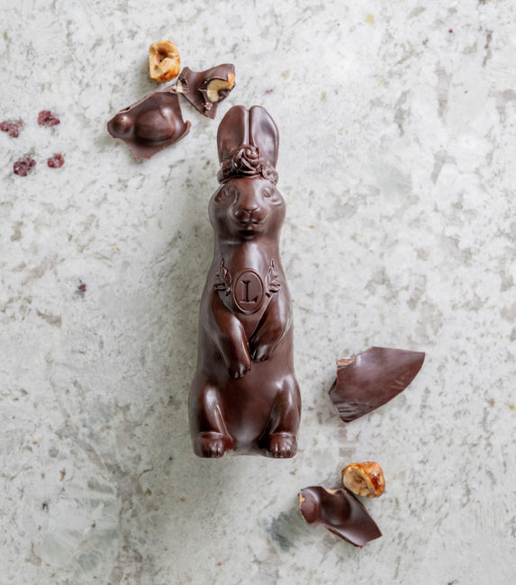 « LALA » the bunny - Dark chocolate & hazelnuts