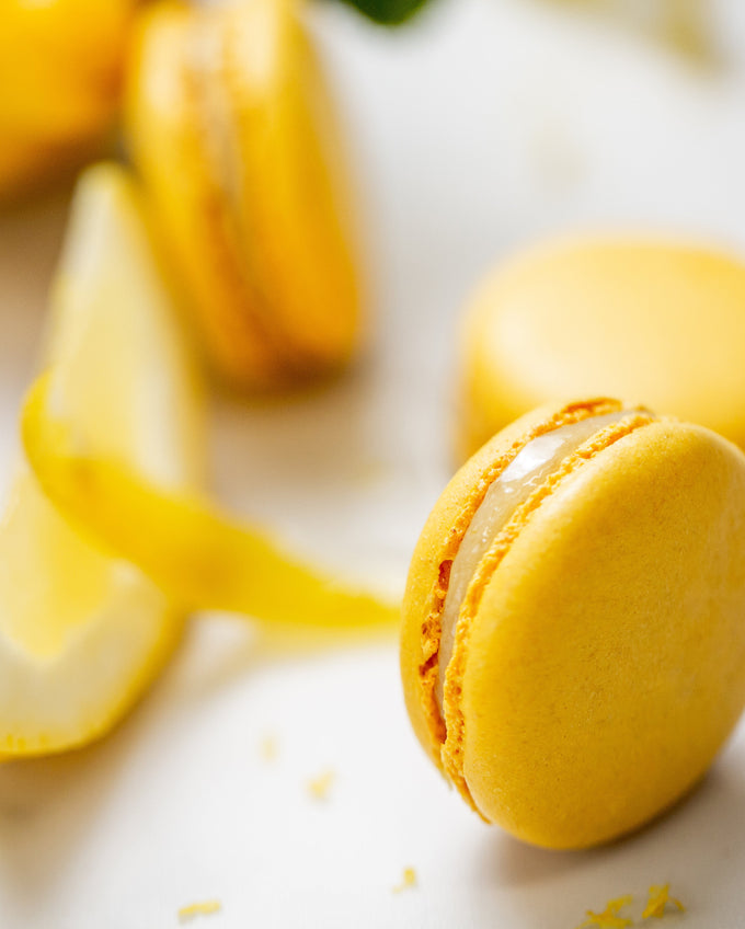 Lemon macarons