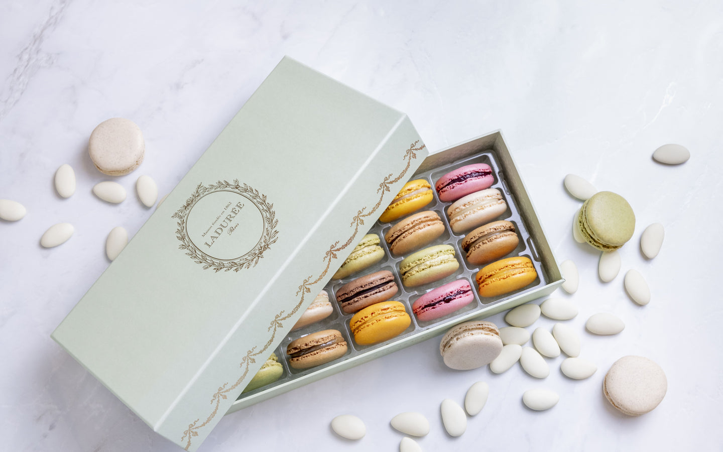 "Intemporel" 20 macarons gift box