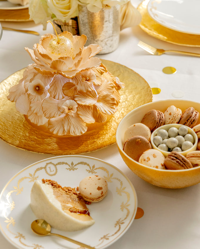 Creation Yule log inside atmosphere