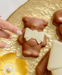 Festive assortment of 4 Marshmallow Bears - Dulcey & Milk Chocolate