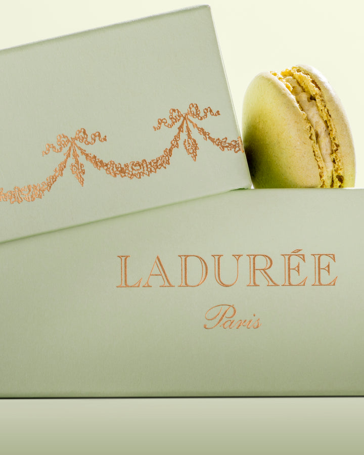 Coffret de 18 macarons "Napoléon" - vert