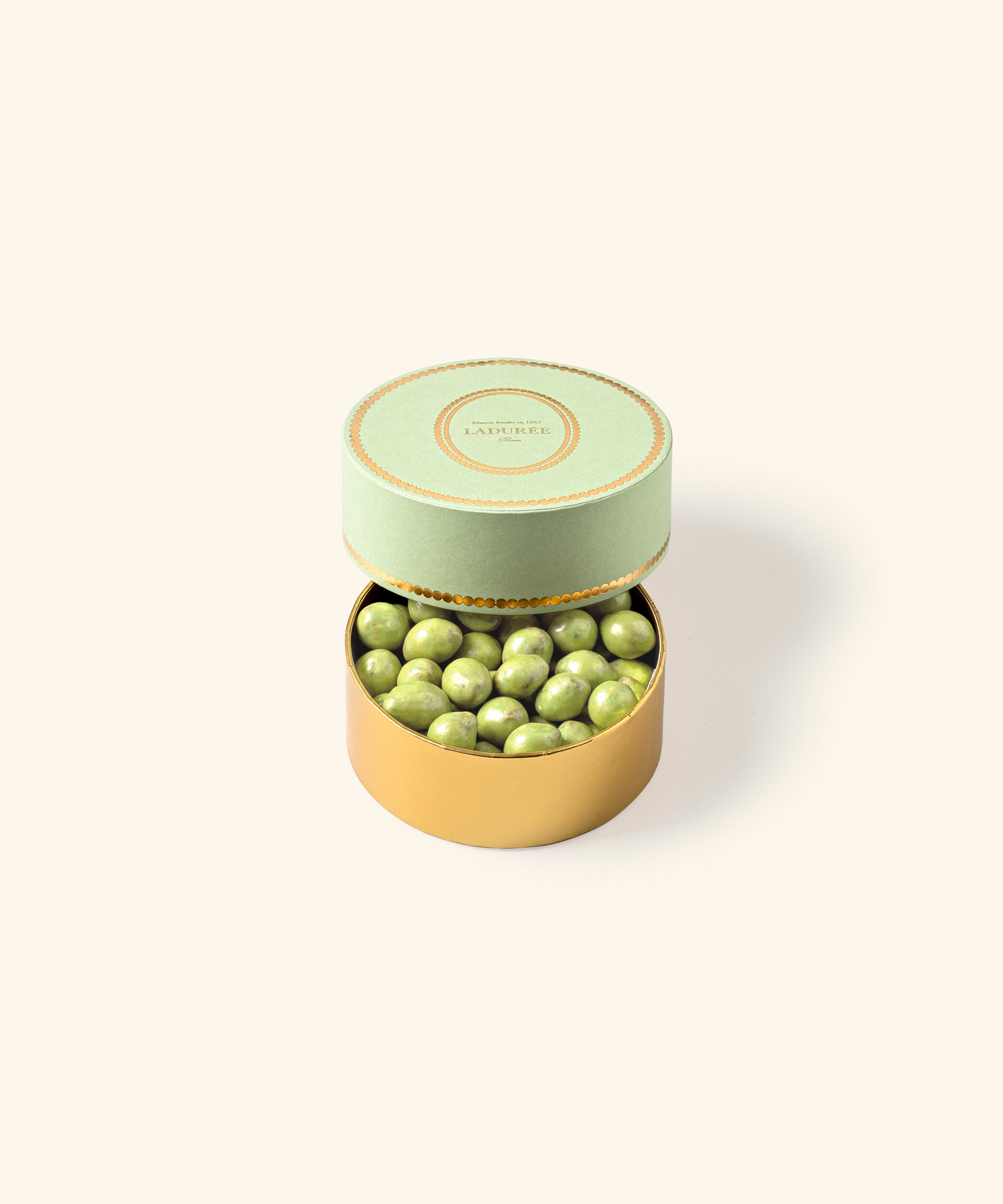 Pearls box pistachio orange blossom | La Maison Ladurée