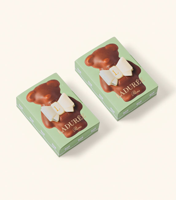 Duo of Ladurée Marshmallow Bears - Milk Chocolate
