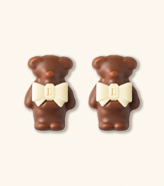 Duo of Ladurée Marshmallow Bears - Milk Chocolate