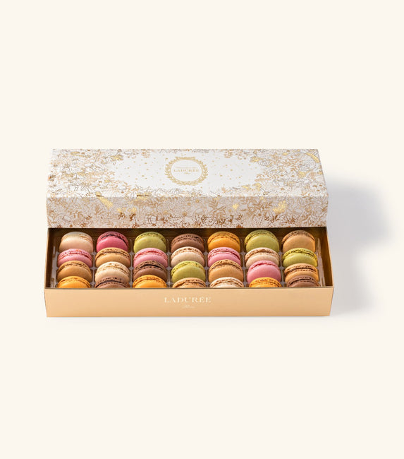 "The Magical Garden" 28 macarons gift box