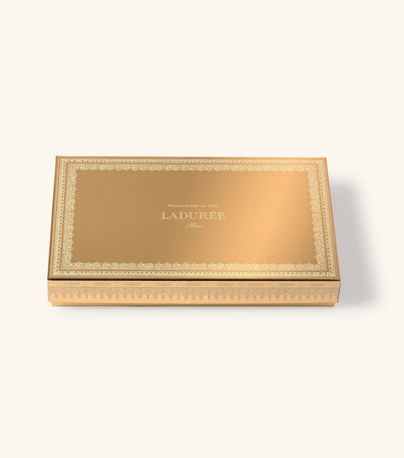 "Napoléon" 42 macarons gift box - Gold