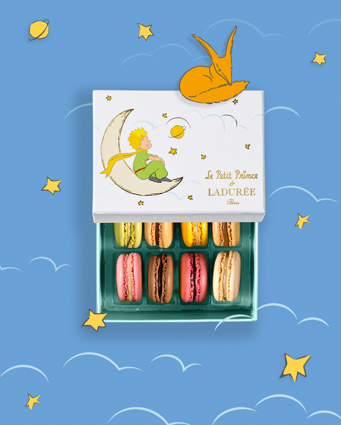Ladurée x Le Petit Prince macarons box