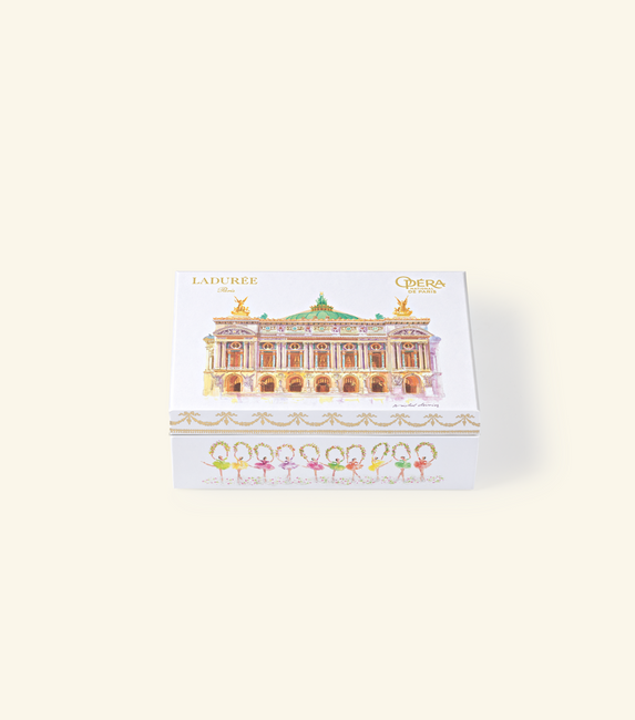 Coffret de 16 macarons "Ladurée x Opéra national de Paris"