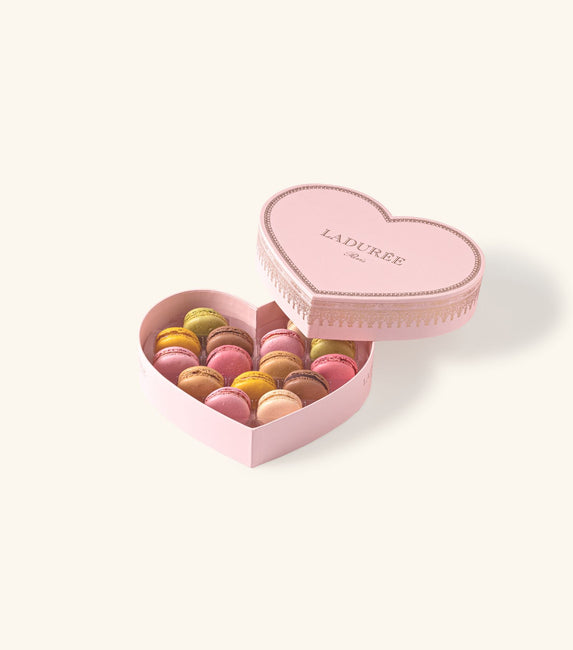 Coffret de 15 macarons "Saint-Valentin"
