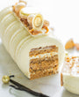 Bûche de Noël Vanille Amande - 6 parts